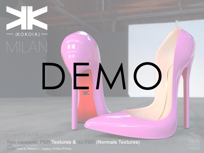 Demo :: Milan :: Woman Stiletto : Orchid Patent L.: {kokoia}