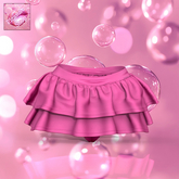 LaraX Skirt Magenta Ruffles