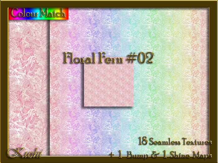 Floral Fern #02 Texture Pack