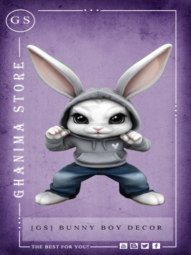 [GS] Bunny Boy Decor
