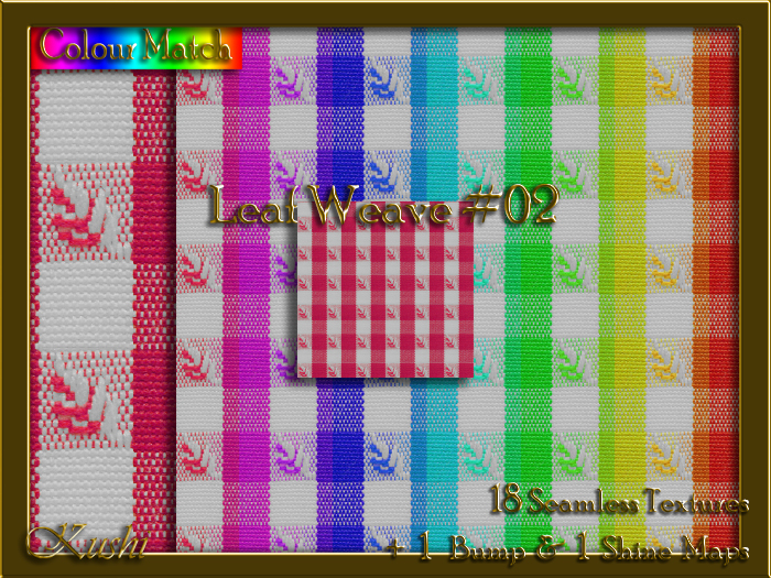 Leaf Weave #02 Texture Pack