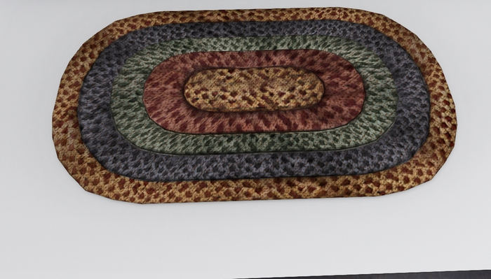 i { DH } Gacha! Dream Library Braided Rug