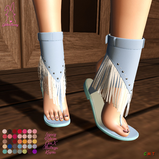 *Glitter Bunny* Alannah Sandals 