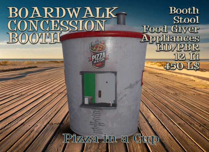 STEELHEAD BOARDWALK STAND - PIZZA IN A CUP