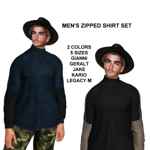DEMO Zipped Up SHIRT