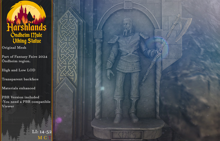 [Harshlands] Ondheim Male Viking Statue