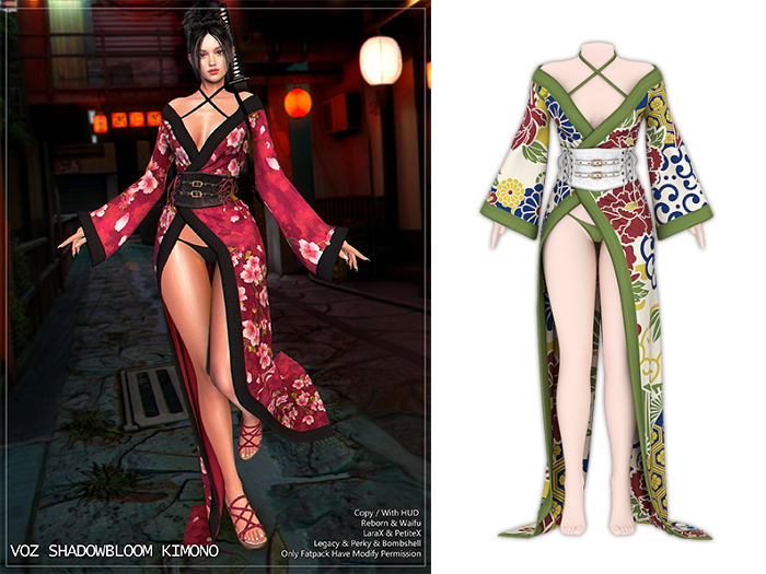 [VOZ] Shadowbloom Kimono (Shao)