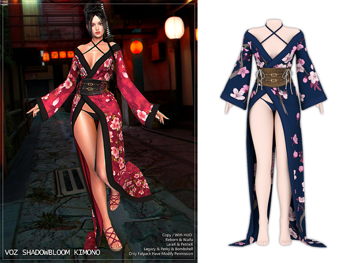 [VOZ] Shadowbloom Kimono (Ying)