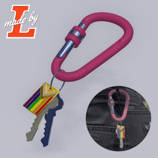 MadeByL - Carabiner Keyring GIFT