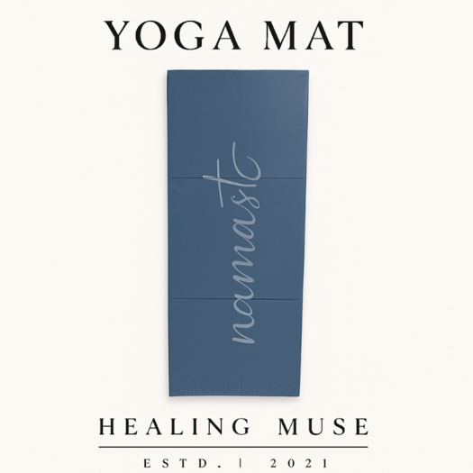 Blue Yoga Mat- (WEAR TO UNPACK)