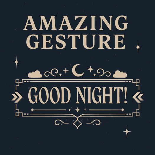 Good Night! Formal Voice Gesture | Stylish Goodbye | Amazing Gesture | Second Life Animation Sound