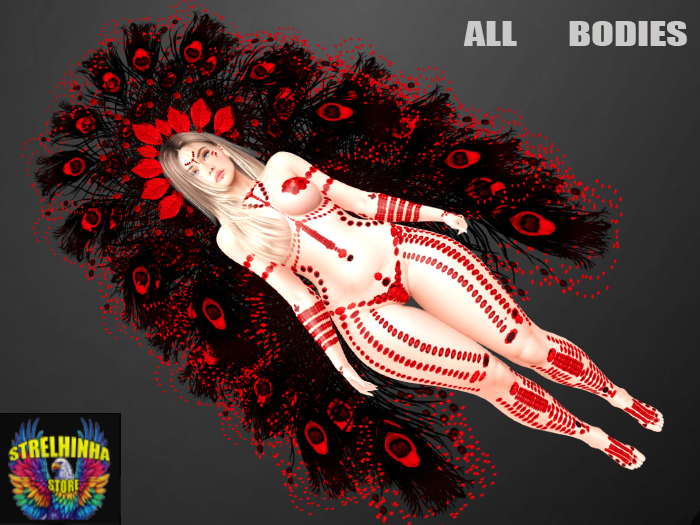CARNAVAL PEACOCK vermpre 25 ab
