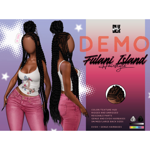 BLKBUNI: Fulani Island Hairstyle [DEMO]