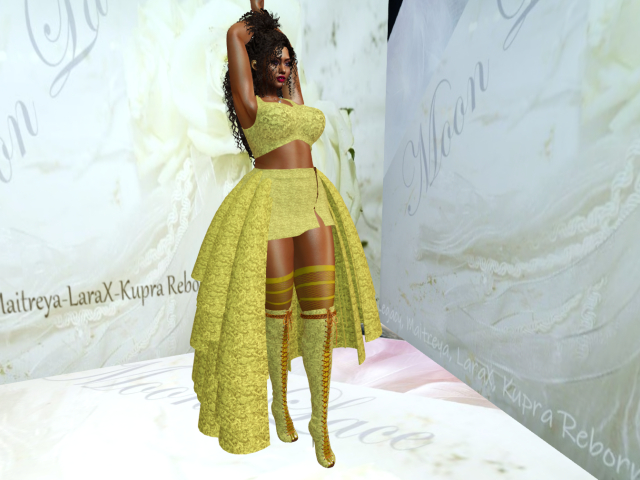 ROSES ~.~ Skirt & Top Outfit Assorted [Crayola Yellow]