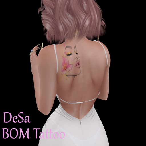 DeSa -Woman Lips Pink- BOM Tattoo(Add)