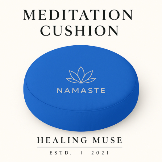 Blue Namaste Cushion- (WEAR TO UNPACK)