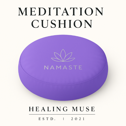 Purple Namaste Cushion- (WEAR TO UNPACK)
