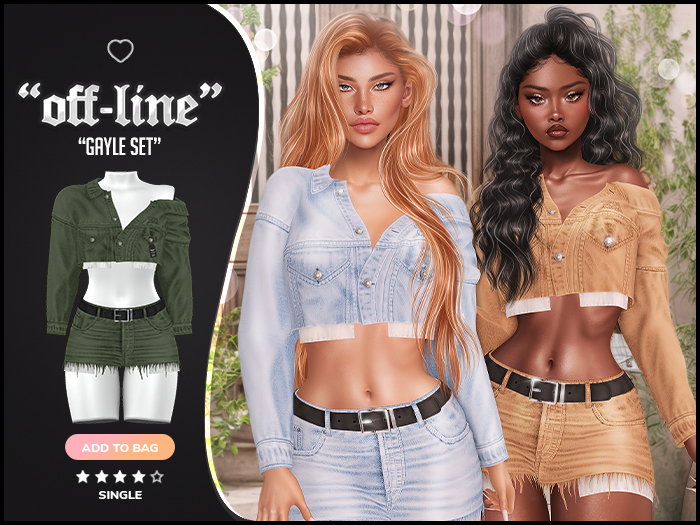 "Off-Line" x "Gayle" Set / Army