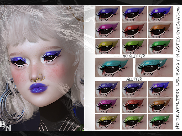 BN - HD EYESHADOW APPLIERS LEL EVO X / PLASTIC