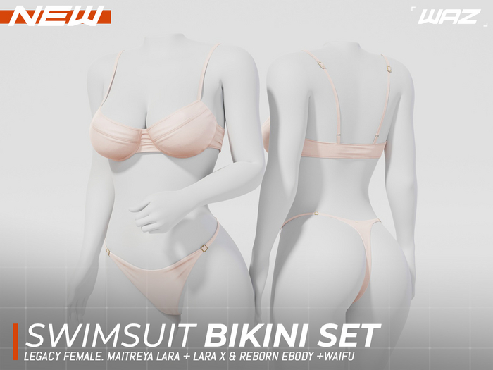 WAZ - Swimsuit Bikini Set (Pearl)
