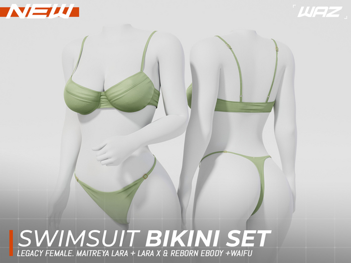 WAZ - Swimsuit Bikini Set (Fern)