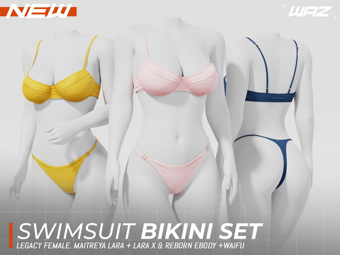 WAZ - Swimsuit Bikini Set (Fatpack)