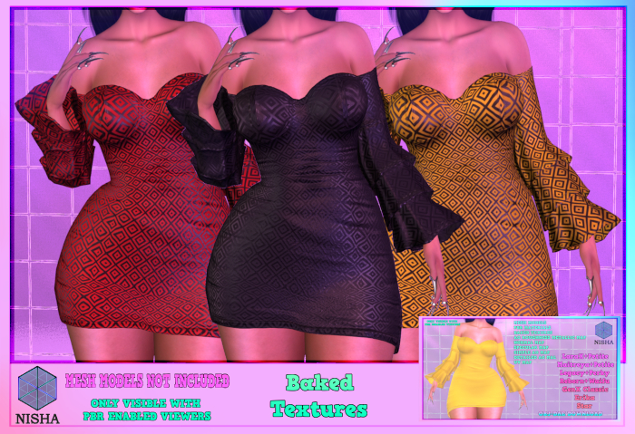 Nisha - Lita rombus textures
