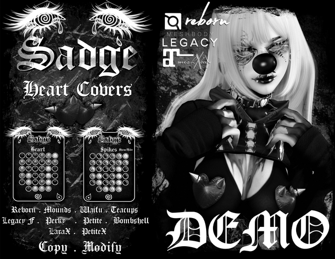 Sadge Heart Covers DEMO