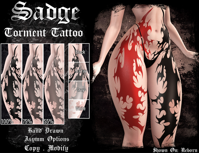 Sadge Torment Tattoo
