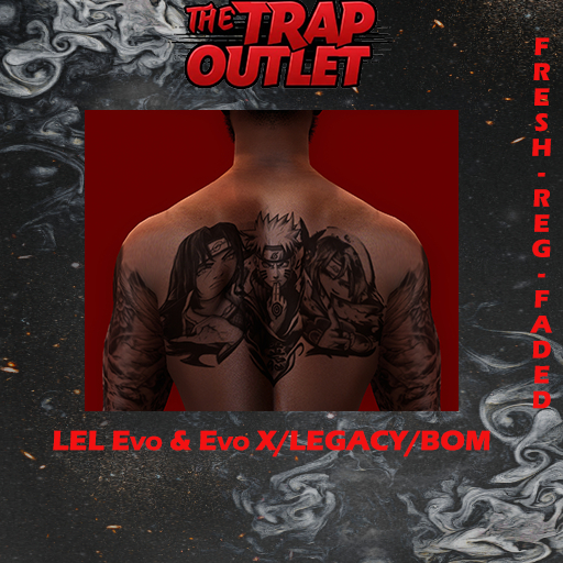 Naruto Back Tat /// The Trap Outlet