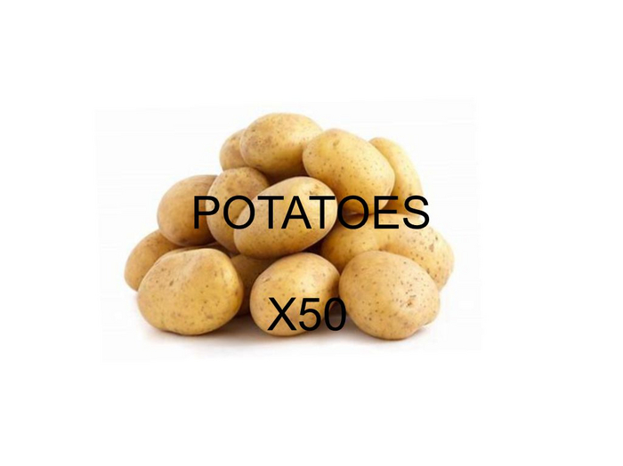 MYSTORY POTATOES X 50