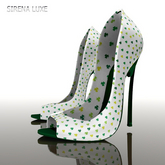 White St Patricks Day Heels Legacy