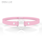 Baby White Cute Heart Choker Collar Unrigged Mesh Modify