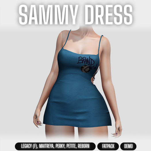 [PANOPTICON] Sammy Dress - Brain New Blue