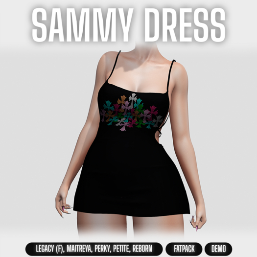 [PANOPTICON] Sammy Dress - Cross Black