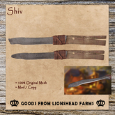 Lionshead Farms Shiv (boxed)