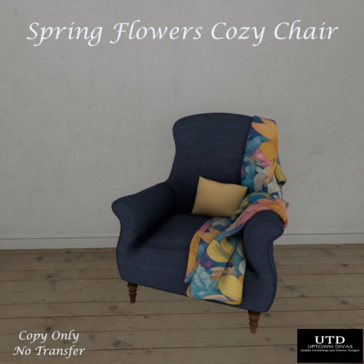 UTD - Spring Flowers Cozy Chair BOXED