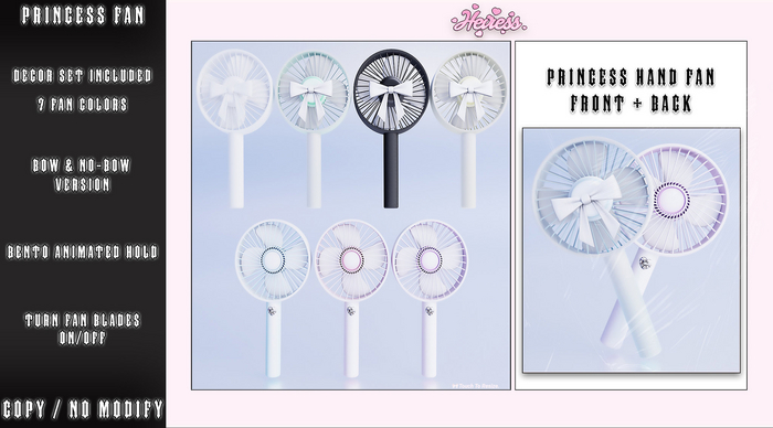 Heiress. Princess Fan - Mint