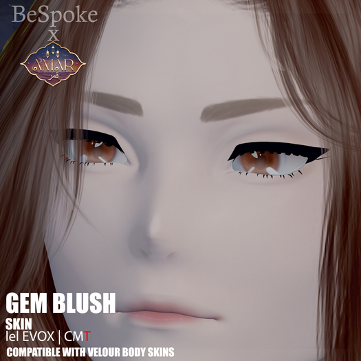 BeSpoke X A'MAR - Kanjo -  Skin (f) [Velour] [Blush] - Unpacker