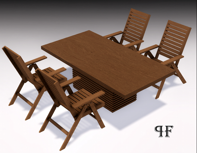 Outdoor Dining set 001