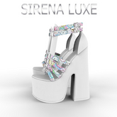 White Cute Mossa Heels LEGACY