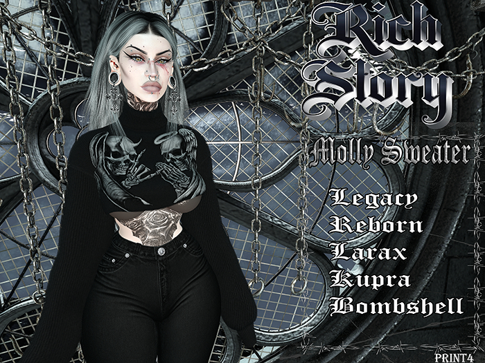 RICH STORY - Molly Sweater PRINT4