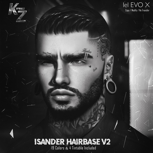 #DEMO KARMAZZ Isander Hairbase V2 - EVOX