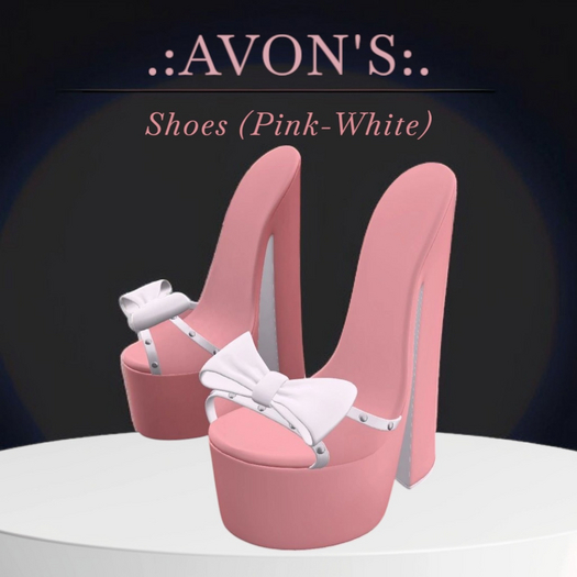 .:AVON'S:. Shoes (Pink-White)