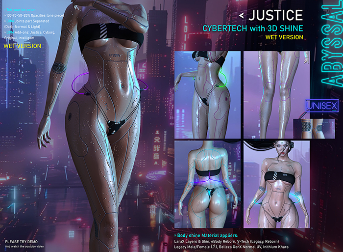 DEMO ABYSSAL>> JUSTICE CYBERTECH with 3D SHINE