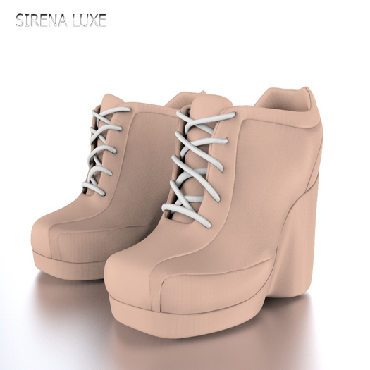 Beige Platform Mid Kalhene Erika