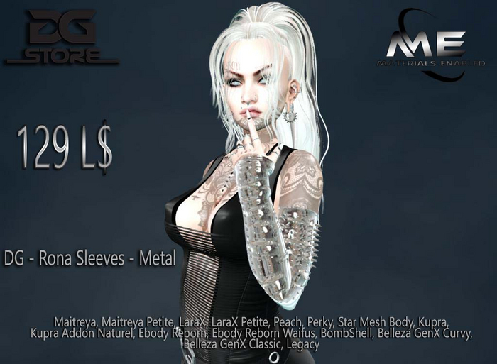 DG - Rona Sleeves - Metal - DEMO - DEMO