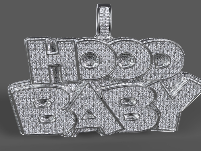 HOODBABY PENDENT W CUBAN  