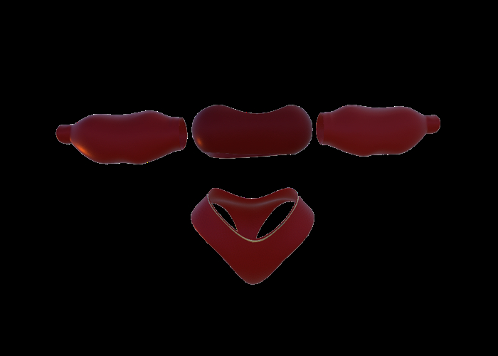 WYLDLANDS "WENDY" RED K/P/R/W SET