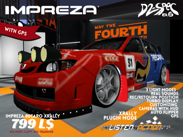 Imprezza Recaro D2 Xrally